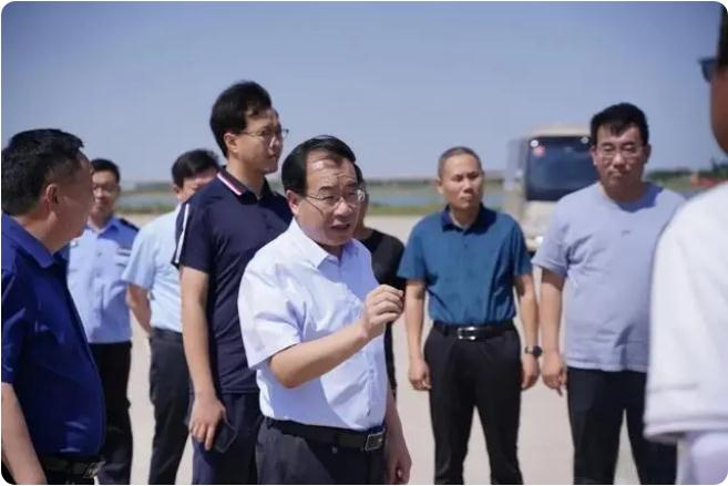 王錦山督導檢查河道防汛、防溺水工作